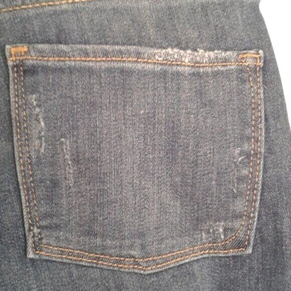 Old Navy Size 16 Jeans Boys Straight Leg Built-In Tough Raw Hem Distressed NEW - Picture 10 of 13